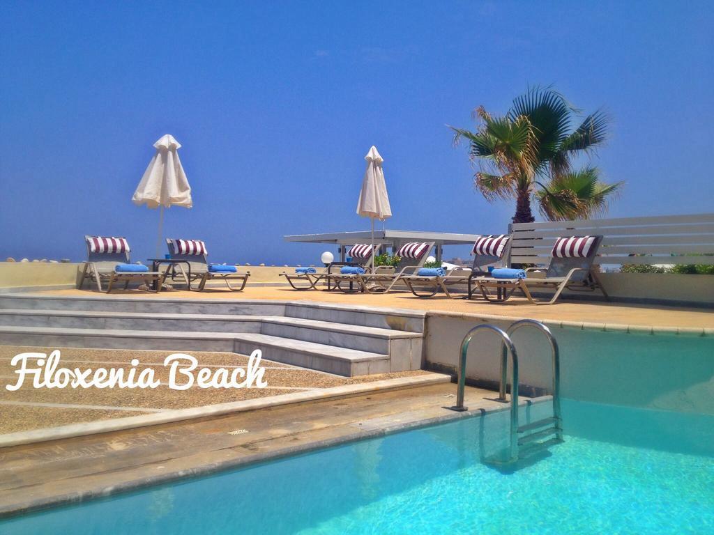 Filoxenia Beach Hotel Rethymno Exterior foto
