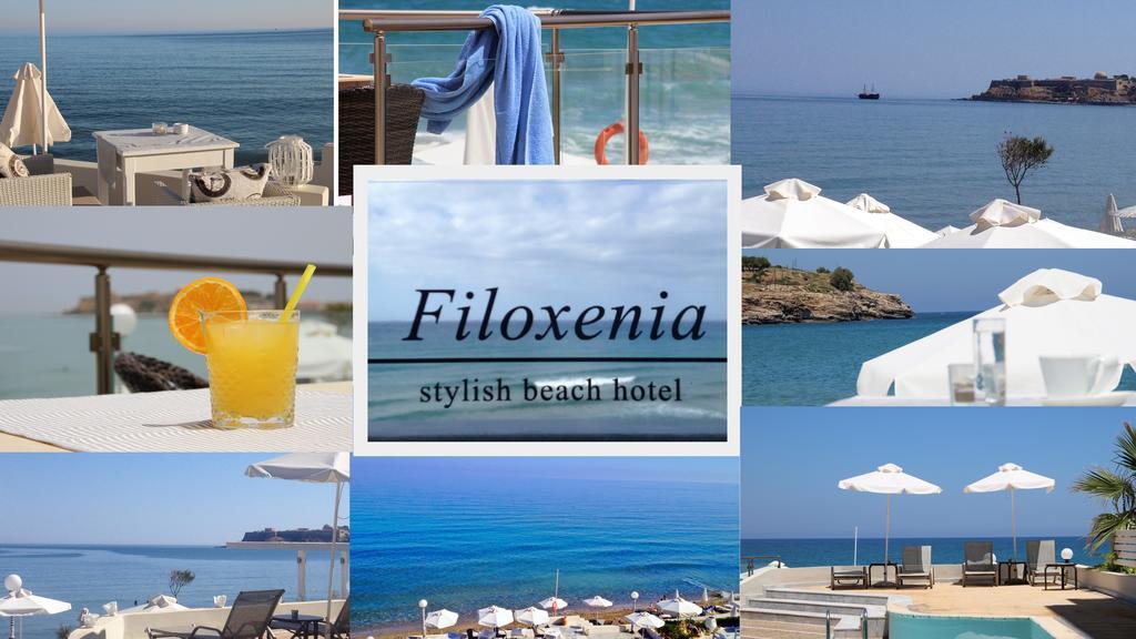 Filoxenia Beach Hotel Rethymno Exterior foto